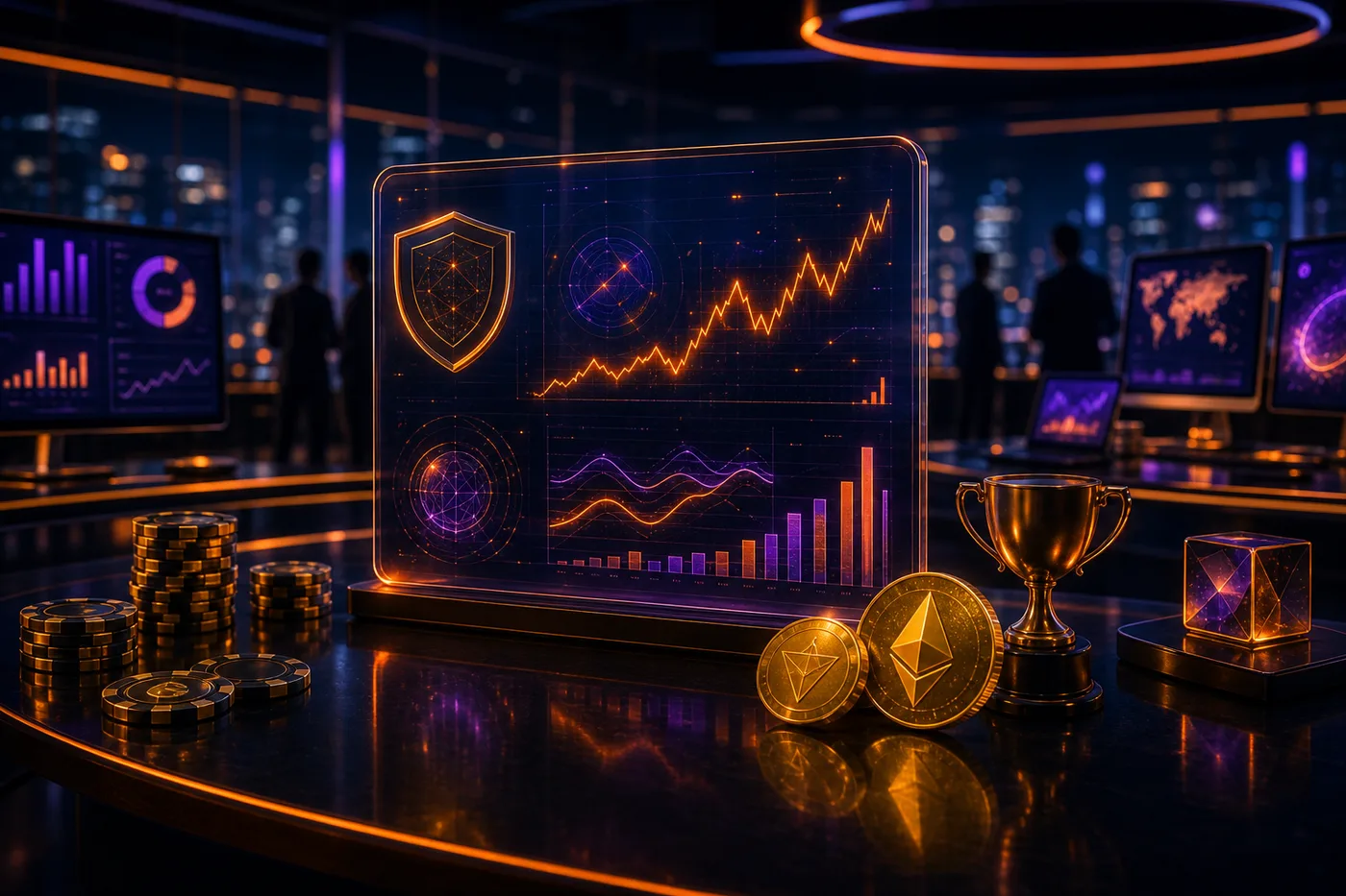 Équipe Nine Casino dans un espace de travail moderne